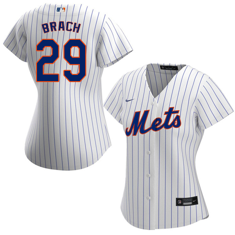 Nike Women #29 Brad Brach New York Mets Baseball Jerseys Sale-White
